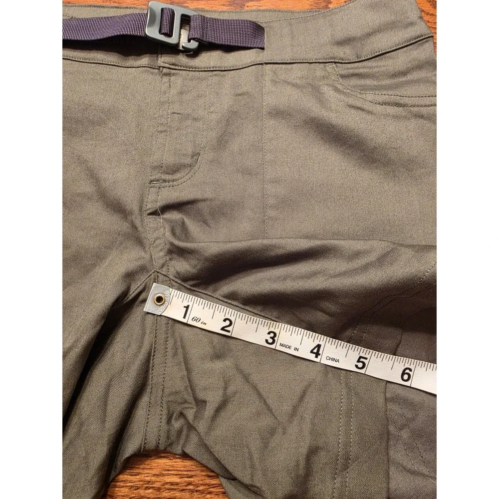 NWT Pearl‎ Izumi Rove Shorts Womens Sz 4 Olive Green Belted Casual Cycling 5.5